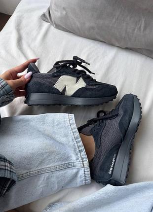 New balance 327 blue grey white/нью беленс 327 сине серые с белым 36 37 38 39 40 41 42