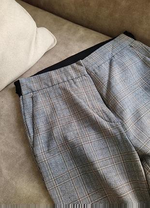Брюки в клетку zara