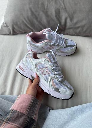 New balance 530 silver pink/нью беленс 530 серебристые с розовым 37 38 39 40