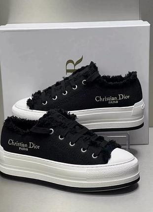 Кеди в стилі dior чорні