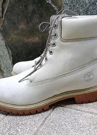 Кожаные демисезонные ботинки timberland 6-inch premium waterproof / оригинал / р. 44.5 (28,5 см)