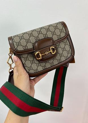 Сумка гуччи horsebit 1955 mini bag