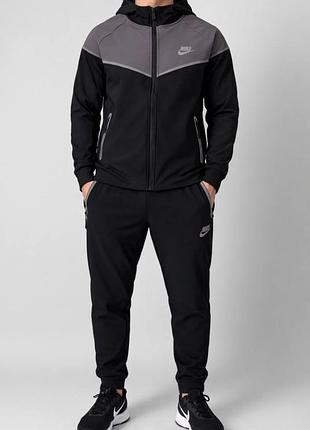 Стильний чоловічий спортивний костюм nike для весни та осені.