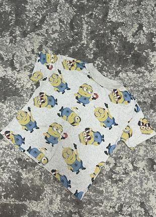 Футболка sinsay “міньйони” (despicable me 4), розмір 98 (2-3 роки), б/в