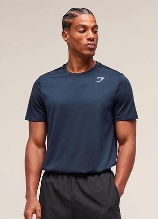 Gymshark спортивна перфорована футболка regular fit /15150/