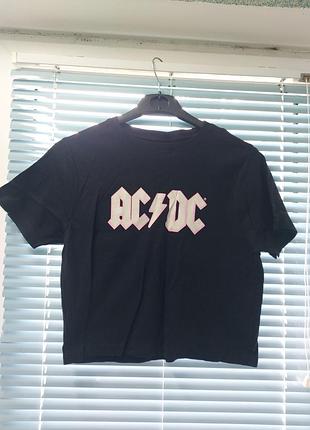 Футболка бавовняна коротка ac/ dc (primark)