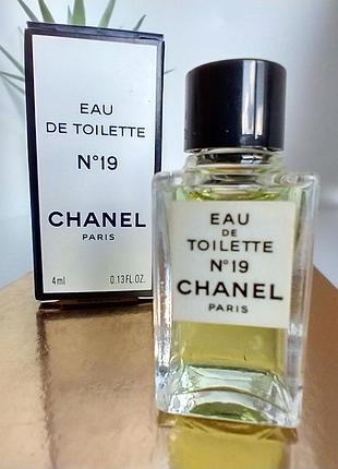 Chanel № 19 миниатюра 4ml винтаж оригинал