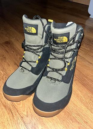 Чоловічі черевики the north face chilkat v cognito waterproof оливково-зеленого кольору