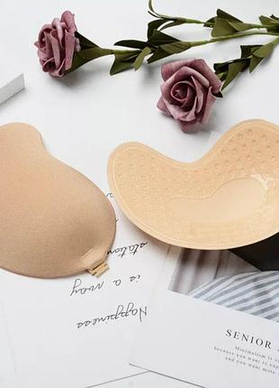 Силіконовий бюстгальтер без бретелів fly bra розмір d флай бра бюстгальтер метелик, ліф самоклеючий