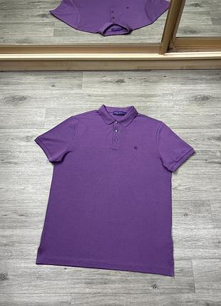Премиум мужское поло ralph lauren purple label / оригинал 100% котон размер л