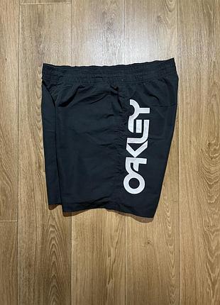 Шорти oakley factory pilot чорні з логотипом, розмір l