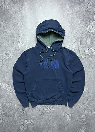 Vintage винтажное худи the north face tnf big logo outdoor аутдор size s размер с