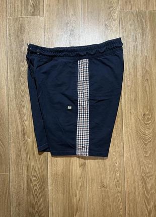 Шорти weekend offender темно-сині з лампасами в клітинку xl