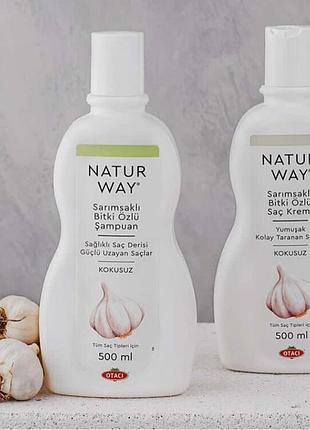 Шампунь naturway с экстрактом чеснока otaci 500 ml