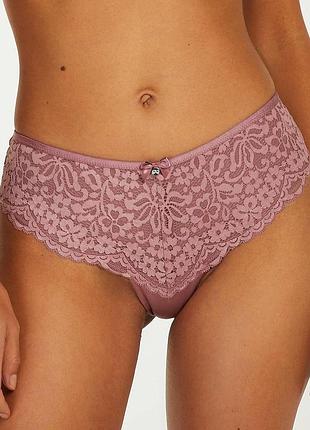 Трусики hunkemoller rose brasilian 3xl розовый/wistful mauve