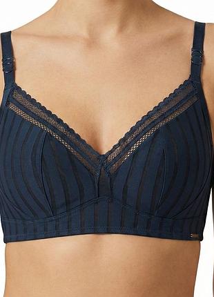 Бюстгальтер-бралет без кісточок marks&spencer 85c синій 85c