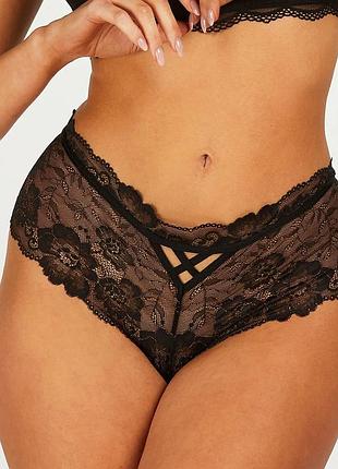 Трусики hunkemoller valentina boxer m черный/caviar