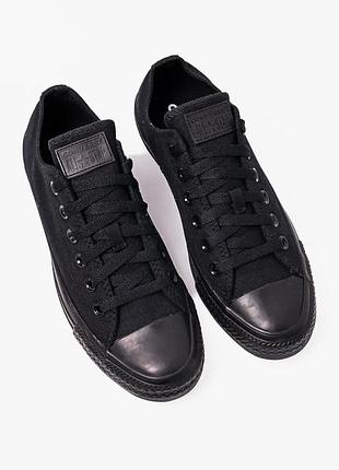 Оригінальні нові кеди converse taylor a/s ox blk mono black m5039c 42 27см 8.5 us недорого