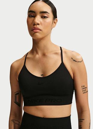 Топ з чашечками nike seamless women’s light-support padded sports bra ib9843 розмір: s