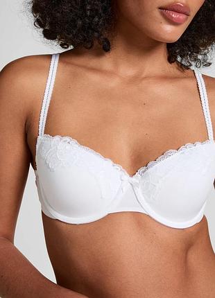 Бюстгальтер hunkemoller secret lace pd wh 80a білий/white 80a