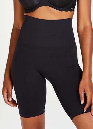 Корректирующие женские шорты hunkemoller firming enhancing slimmer trousers s черный/caviar