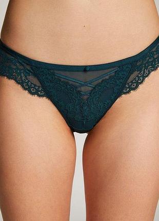 Трусики hunkemoller daisy string m зелений/reflecting pond