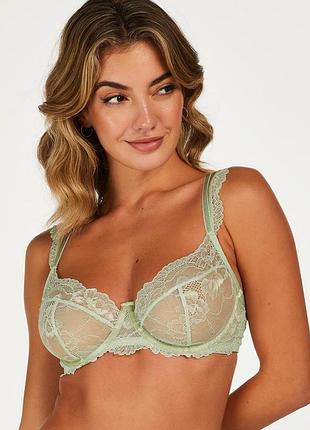 Бюстгальтер hunkemoller meghan ud ll 80d зелений/desert sage 80d