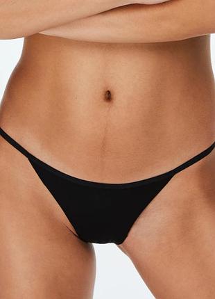 Трусики hunkemoller invisible t-string micro xs чорний/caviar
