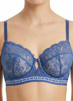 Бюстгальтер на косточках marks&spencer 65k синий