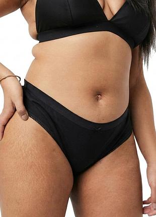 Трусики женские dorina plus 5-pack hipster 3xl черный