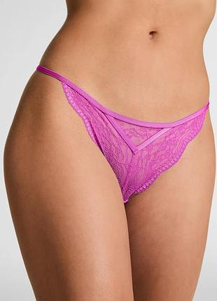 Трусики hunkemoller isabelle string xl фуксія/wild aster