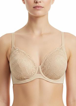 Бюстгальтер на косточках marks&spencer 80k бежевый 80k