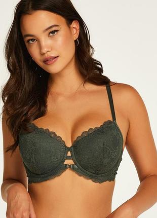 Бюстгальтер hunkemoller josefina pd 70d зелений/climbing ivy
