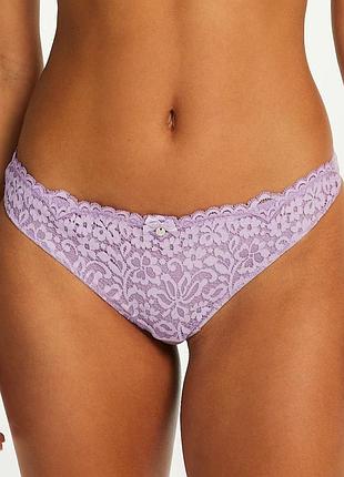 Трусики hunkemoller rose string xl сиреневый/lavendula xl