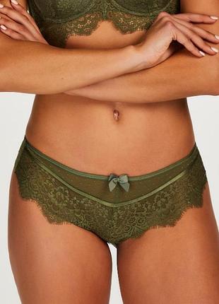 Трусики hunkemoller marilee brasilian xs хакі/four leaf clover
