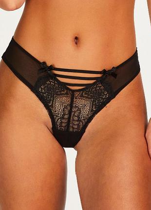 Трусики hunkemoller uma brasilian xl черный/caviar