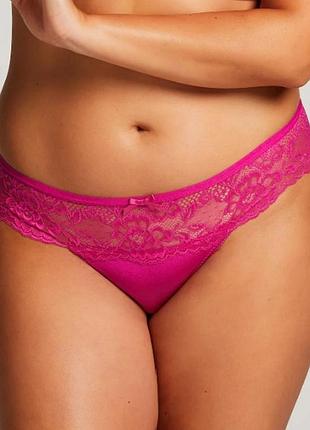 Трусики hunkemoller bianca boxerstring 2xl фуксія/festival fuchsia