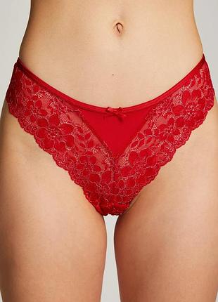Трусики hunkemoller freja brasilian xl красный/tango red