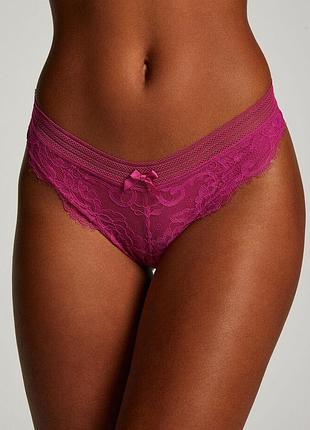 Трусики hunkemoller saffron hl brazili s фуксія/festival fuchsia