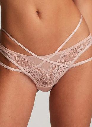Трусики hunkemoller amala brasilian xl пудровый/pale mauve