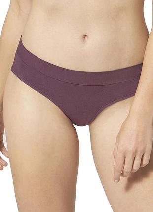 Трусики женские sloggi go allround hipster one size (s-l) коричнево-фиолетовый