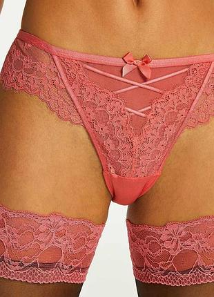 Трусики hunkemoller claire brasilian 3xl розовый/rapture rose