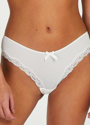 Трусики hunkemoller lola brasilian r 2xl молочний/snow white