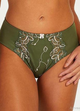 Трусики hunkemoller diva rio 2xl зеленый/four leaf clover
