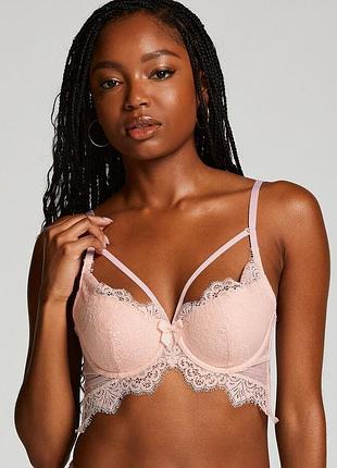 Бюстгальтер hunkemoller marilee pd ll 70b розовый/pink dogwood