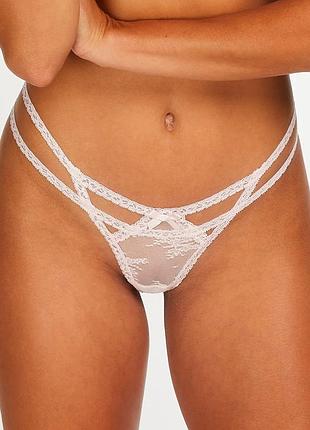 Трусики hunkemoller irina string m рожевий/pale lilac