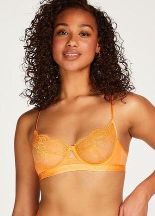 Бюстгальтер hunkemoller p.o.p. honey ud 75d оранжевый/tangerine