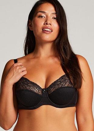 Бюстгальтер hunkemoller sophie uf bl 75c чорний/black