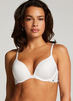 Бюстгальтер hunkemoller angie pp push 90b білий/white