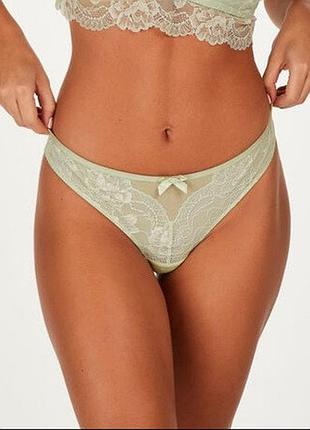 Трусики hunkemoller meghan string r xl зеленый/desert sage xl